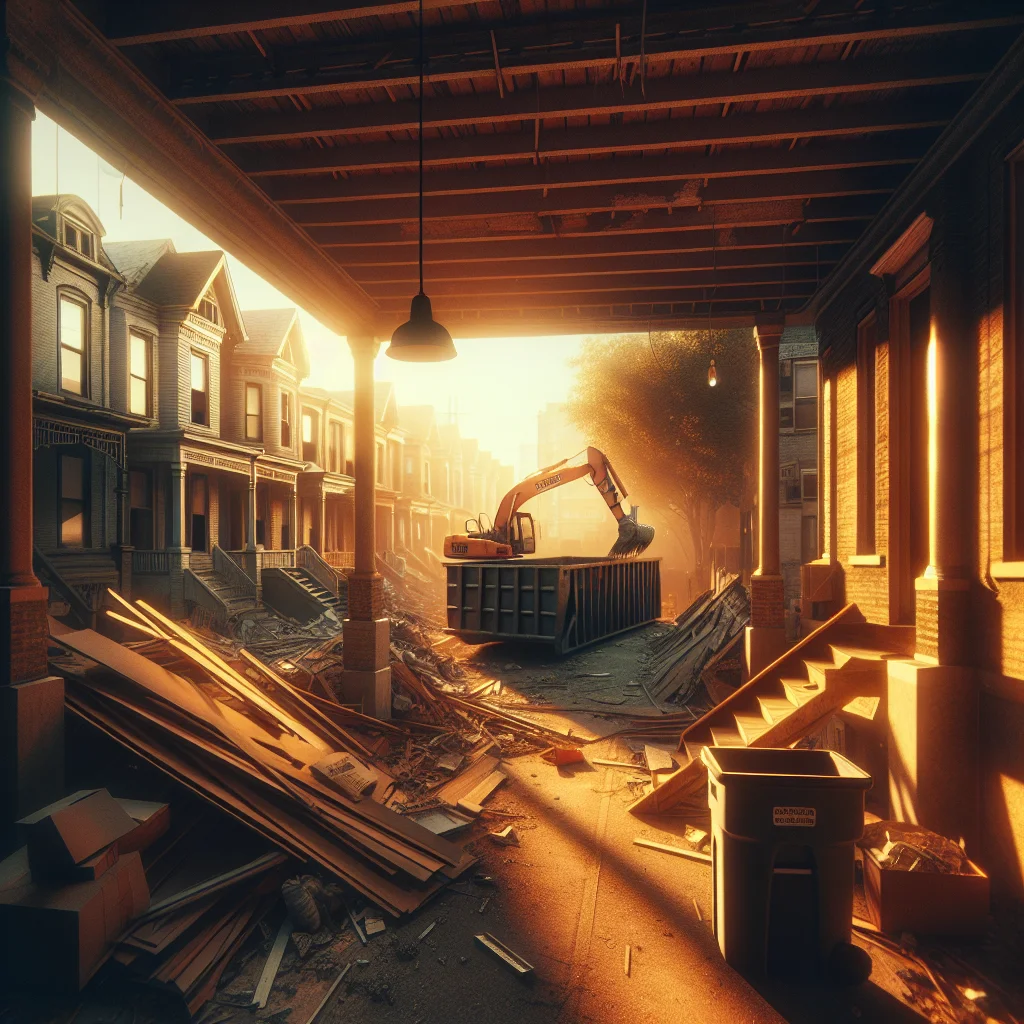 Kitchen demolition costs - Completed residential demolition project, clean cleared space ready for renovation,