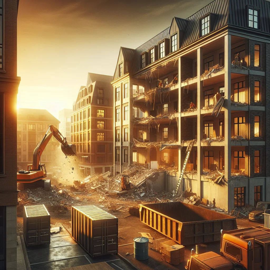 Full house demo - Completed residential demolition project, clean cleared space ready for renovation,