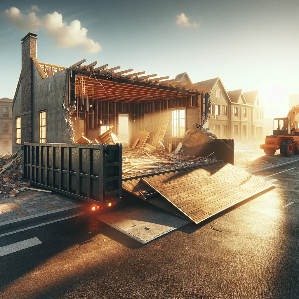 Kitchen demolition checklist - Completed residential demolition project, clean cleared space ready for renovation,